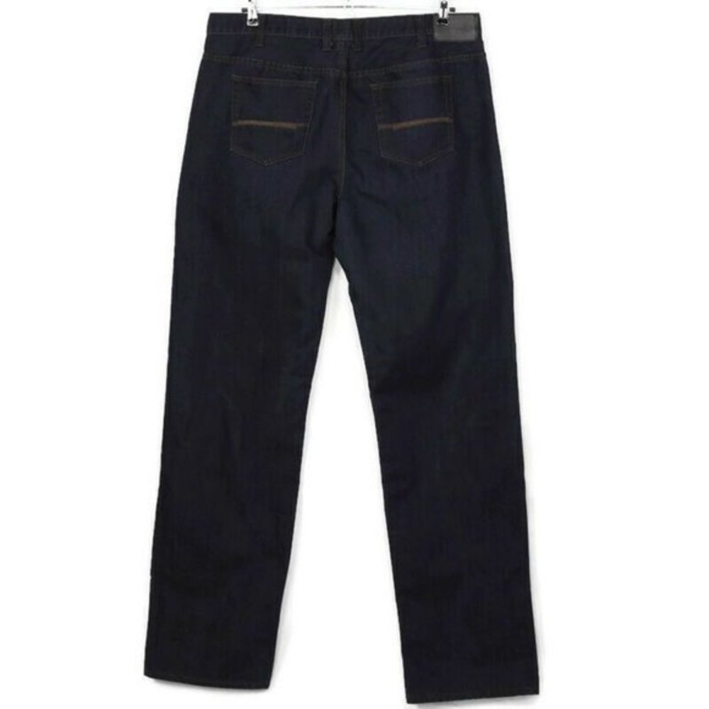 Blue Pronto Uomo‎ Straight Leg Jeans Dark Big & Tall 40 X 38 Act 39 X 39